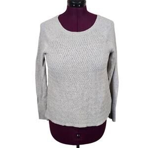 Women's LOFT Gray Long Sleeve Sweater | Size Small